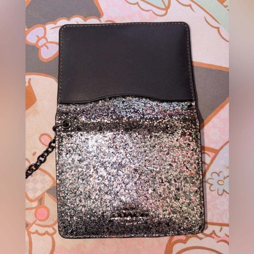 Coach Glitter Keychain Wallet - Picture 6 of 6
